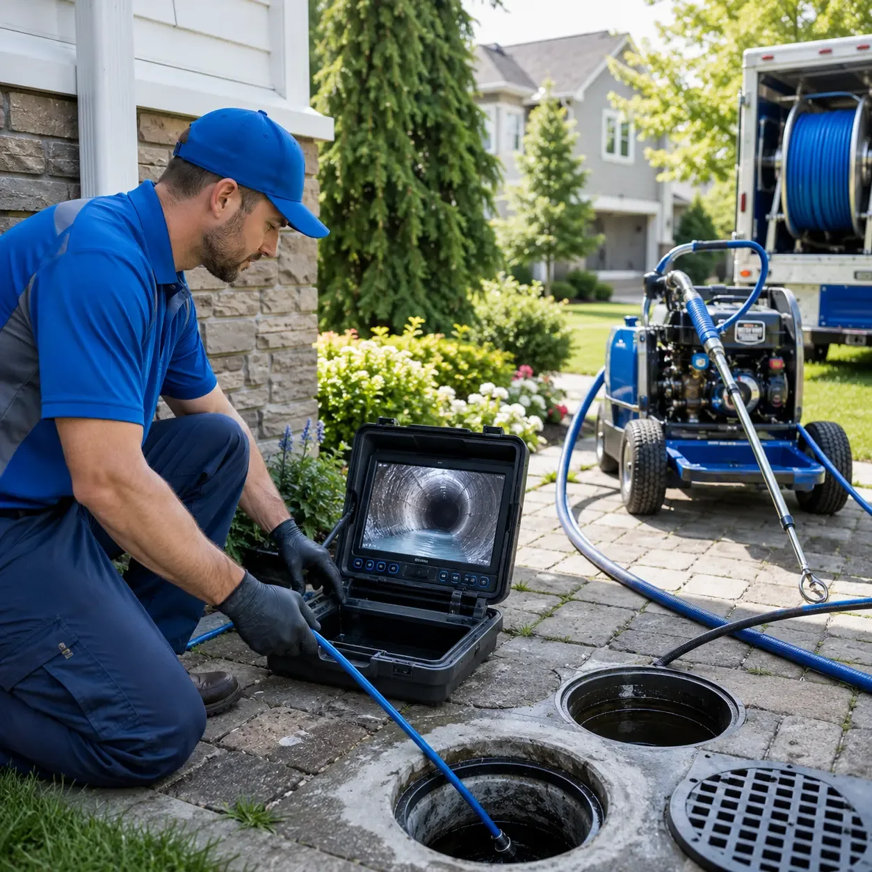 Outdoor drain cleaning professionals serving Sterling, IL